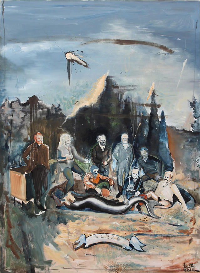 趙洋 美人魚之家 150×200cm 2011 布面油畫.jpg