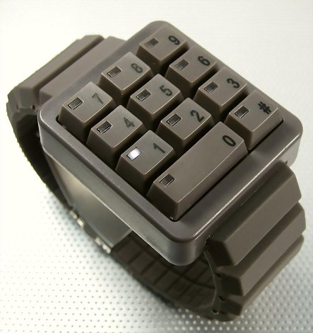 極客,數(shù)字,鍵盤,手表,CLICK,品牌,設(shè)計師,概念